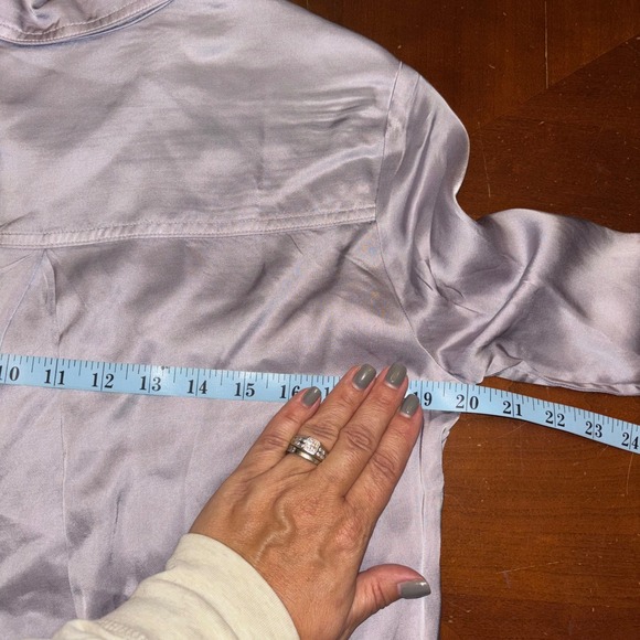Cloth & Stone |‎ Anthropologie | Womens Small | Mauve Utility Button Down - Picture 12 of 13